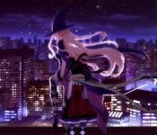maeve looking over the city